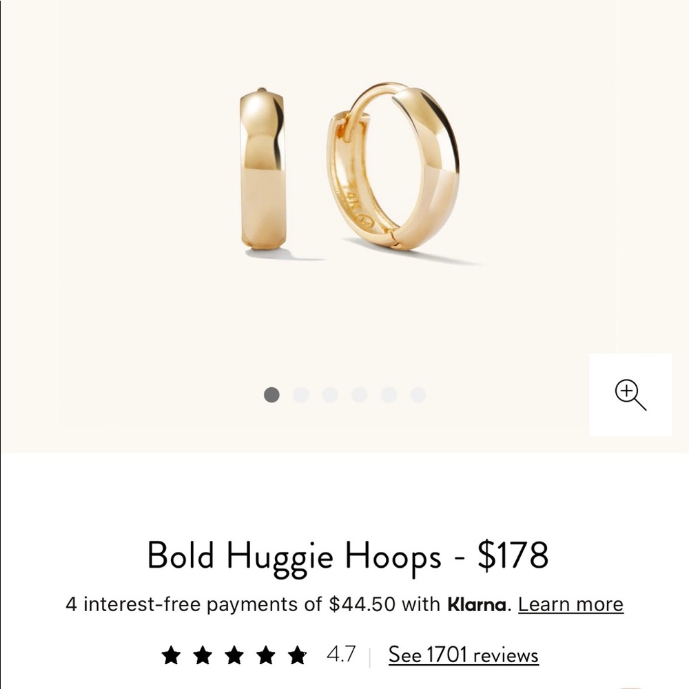 SINGLE Mejuri Bold Hoop - only ONE hoop